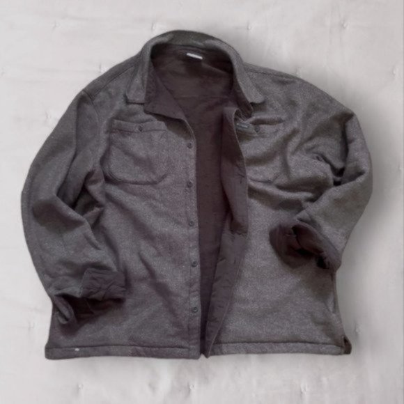 Mens COLUMBIA "Great Hart Mountain" Shirt Jacket in Cordovan Heather - Picture 10 of 16